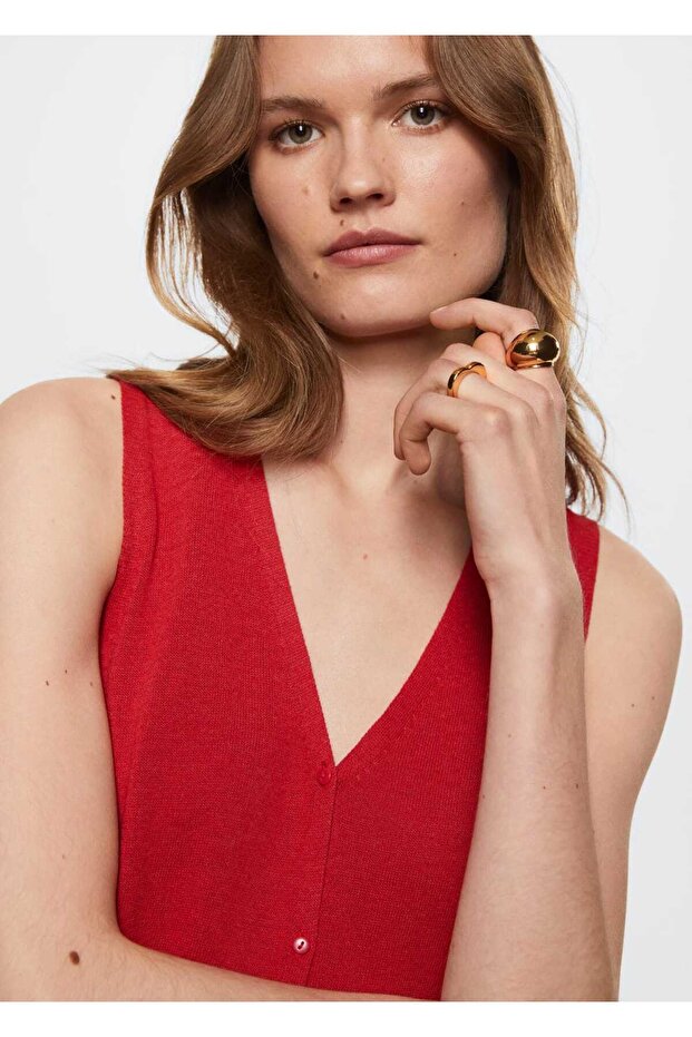 Oversize Ince Triko Hırka - 6