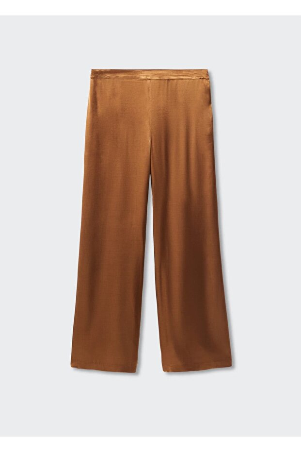 Saten Palazzo Pantolon - 3