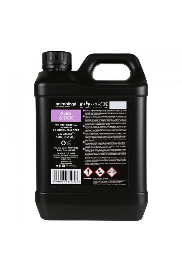 Flea Tick Shampoo 40:1 Konsantre Köpek Şampuanı 2.5 Lt - 2