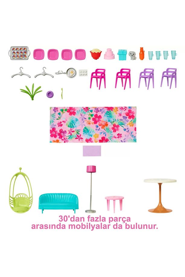 Barbie Tatil Evi Hcd50 - 3