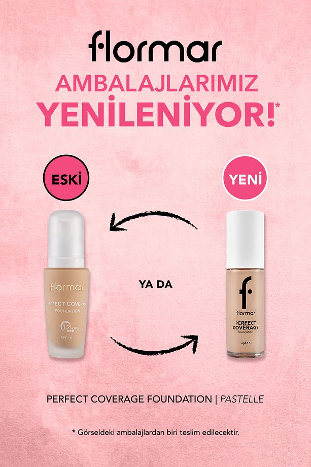Perfect Coverage Yüksek Pigmentli & Yarı Parlak Bitişli SPF15 Fondöten - 3