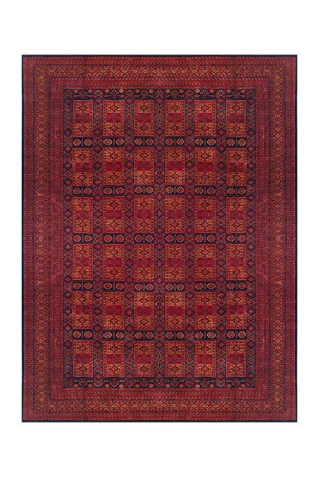 Burgundy Woven Base Decorative Carpet 1454
