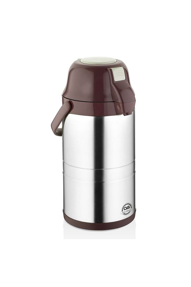 3,5 Litre Pompalı Çelik Termos - 1