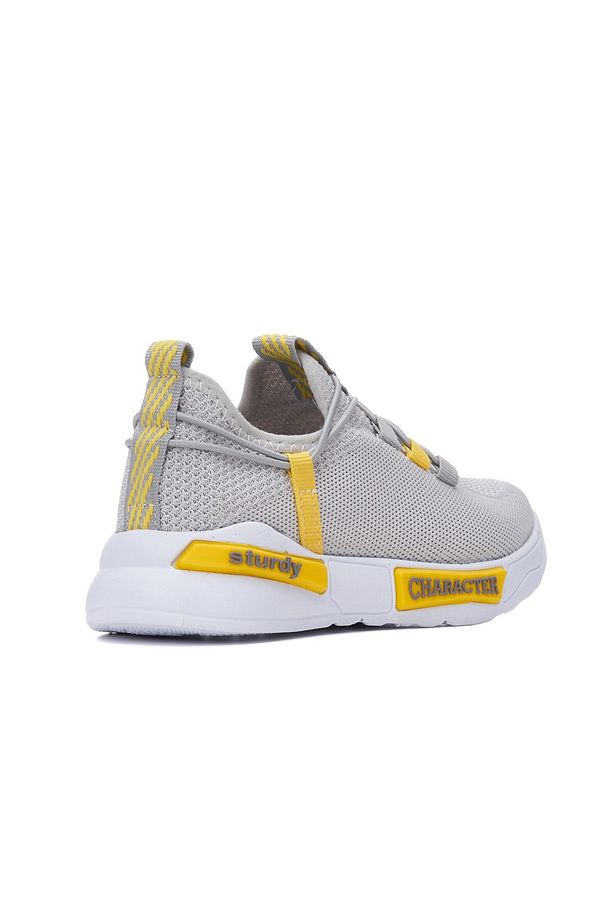 Günlük Çocuk Spor Ayakkabı Esnek Triko Lastik Bağcıklı Rahat Hafif Yüksek Taban Sneaker 4017 - 4