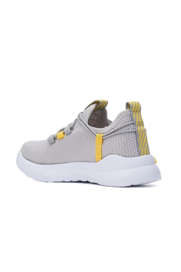 Günlük Çocuk Spor Ayakkabı Esnek Triko Lastik Bağcıklı Rahat Hafif Yüksek Taban Sneaker 4017 - 3