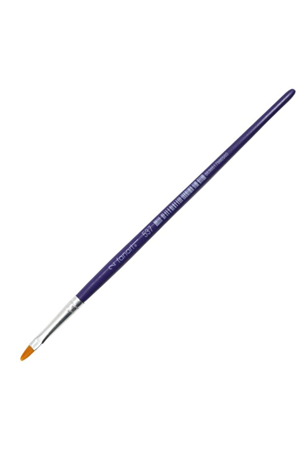 Academy Series 537C Synthetic Bristle Cat's Tongue Brush No:2