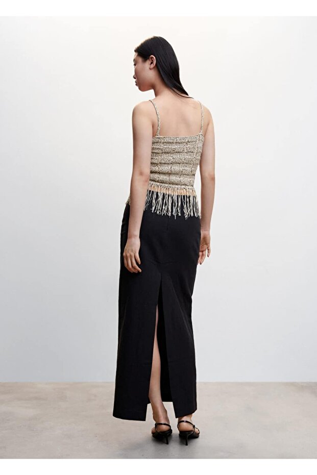 Saçak Detaylı Örgü Üst - 4