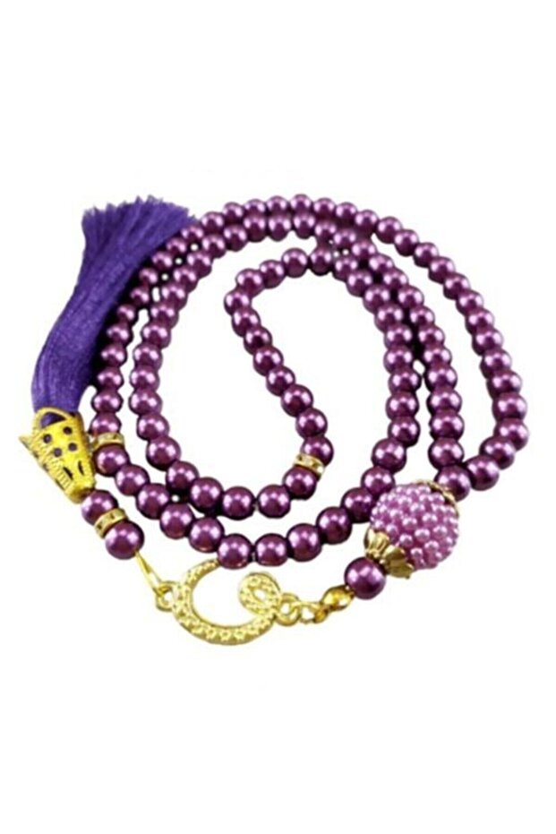 Pearl Rosary 99 Purple