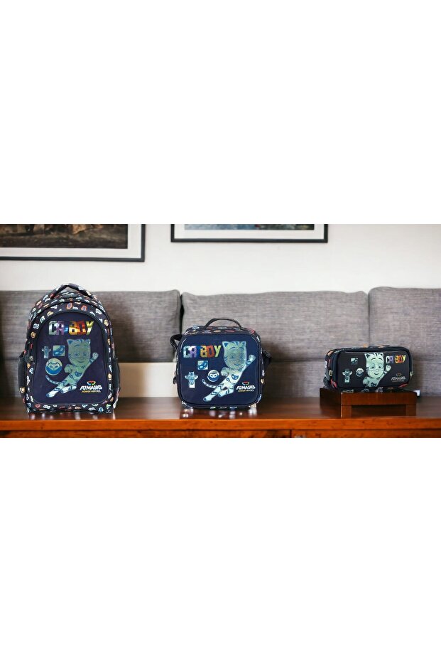 PJ MASKS POWER HEROES LICENSED MEN'S SCHOOL BAG SET (3 PIECES)