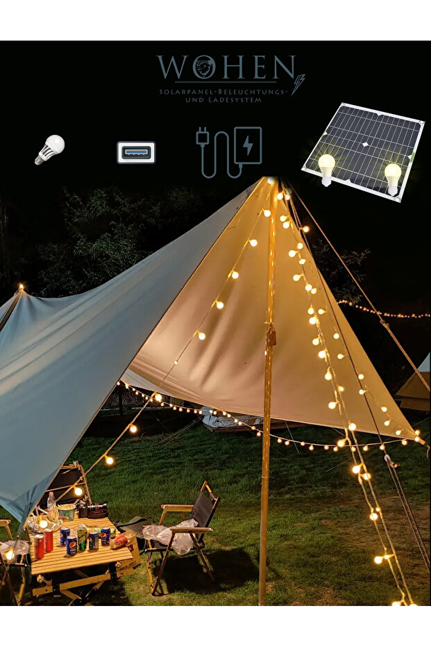 Kamp Aydınlatma ve Şarj Sistemi - 2