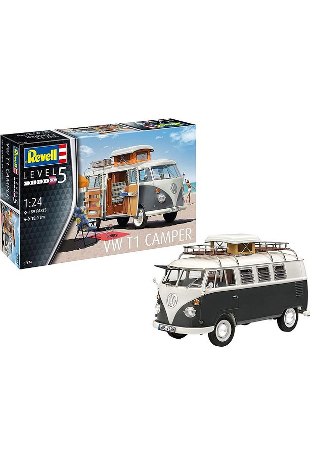 Maket Model Kit Vw T1 Camper 07674 - 1