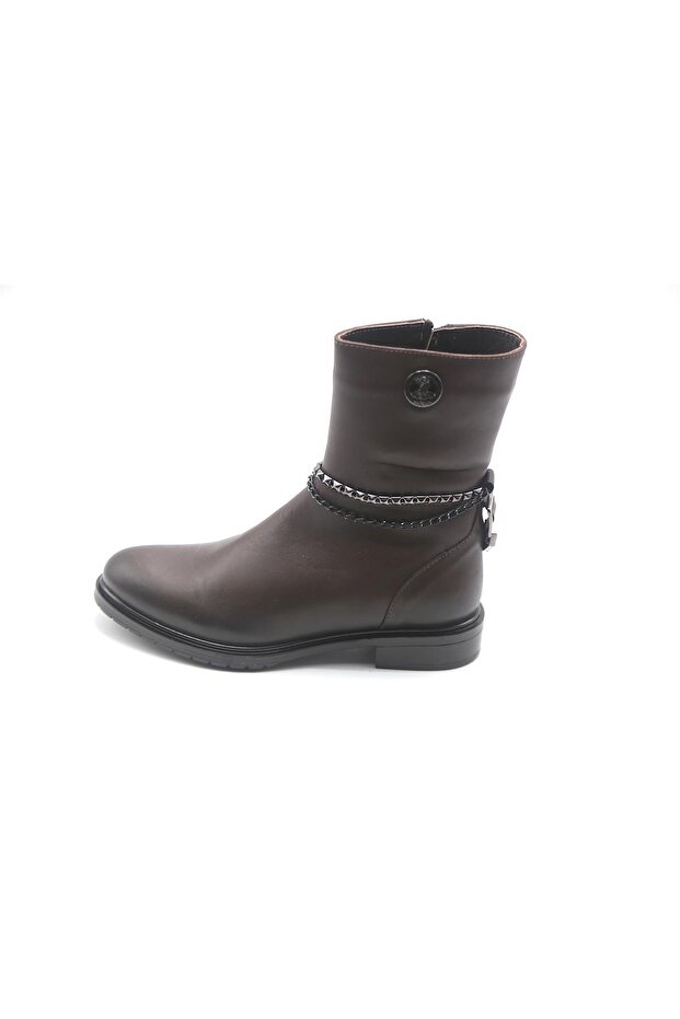 20713 Kadın Deri Bot - 1