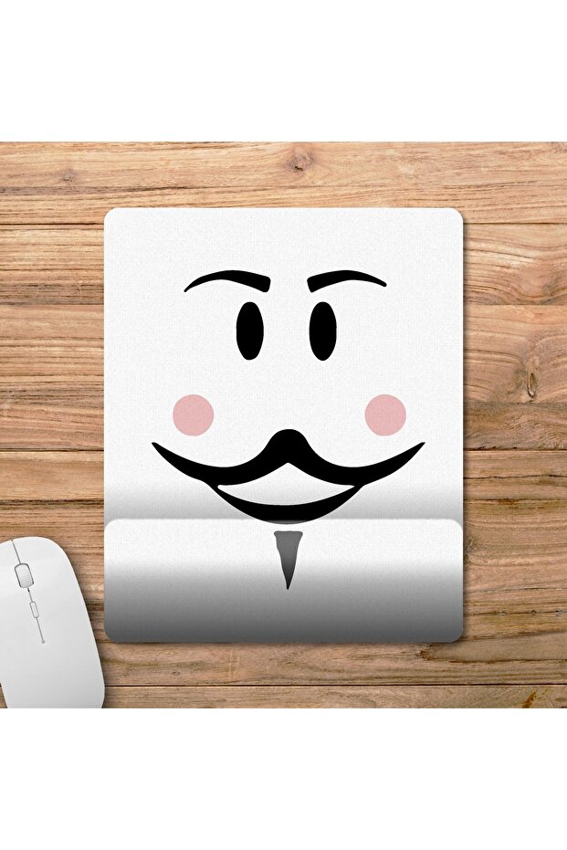 Roblox - Fawkes Face Wrist Support Mousepad Model - 1 - 1