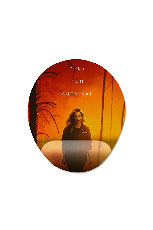 Wolf Pack Mousepad with Wrist Support Model - 2 Oval - 2