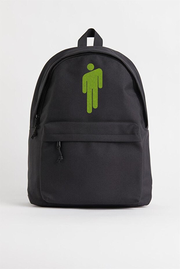 Billie Eilish Logo Patterned Unisex Backpack - 2