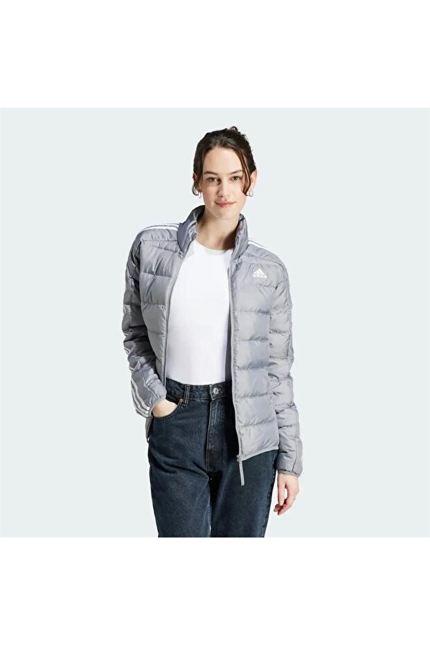 Essentials 3 Stripes Light Down Kadın Mont - 1
