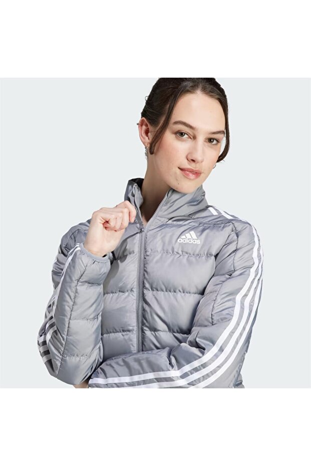 Essentials 3 Stripes Light Down Kadın Mont - 5