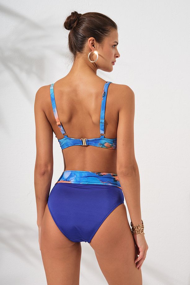 Herve Toparlayıcı Balenli Bikini Marbel 231230-D - 1