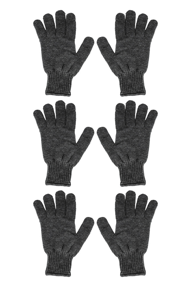 3'lü Erkek Kışlık Eldiven - 1
