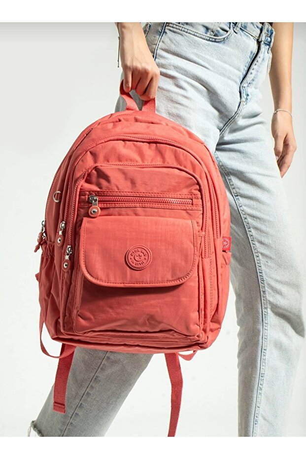 حقيبة مدرسية كبيرة الحجم حقيبة ظهر يومية متعددة الأقسام - 1