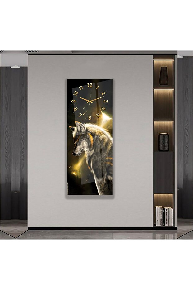 Saatli Neon Kurt Cam Tablo - 1