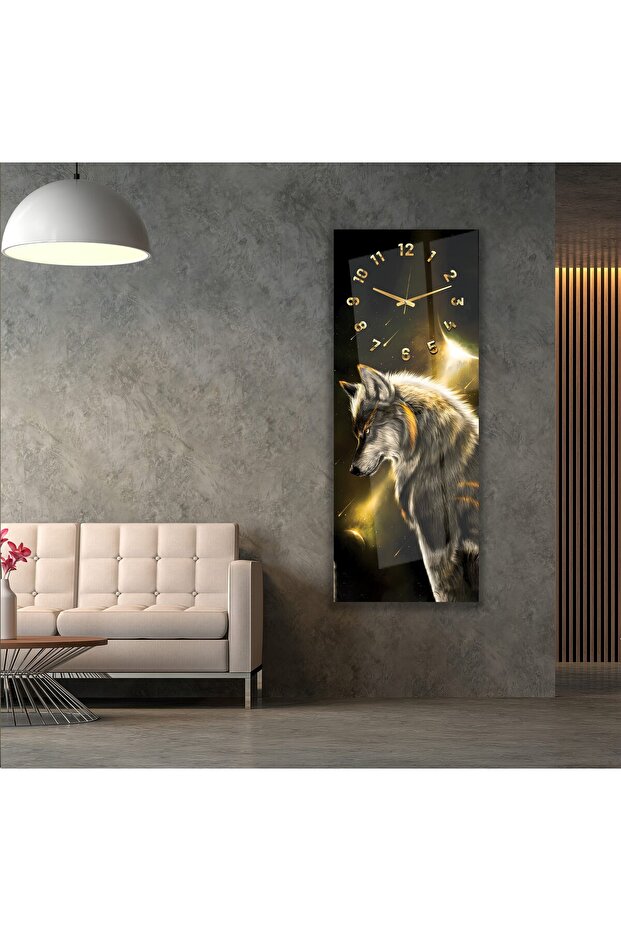 Saatli Neon Kurt Cam Tablo - 4