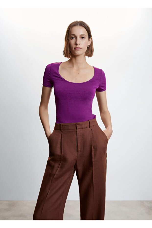 Dekolte tişört - 1