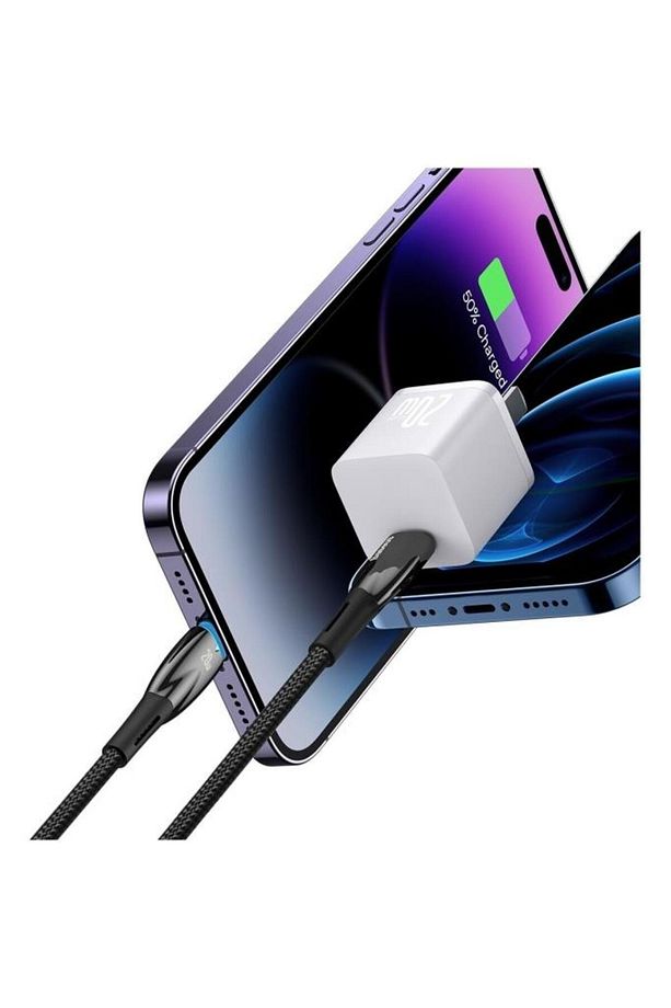 Glimmer Series 20w 100 Cm Type-c To Lightning Şarj Kablosu Siyah - 4