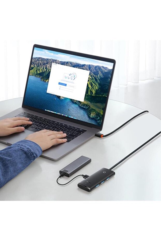 Lite 4in1 100 Cm Multifonksiyonel Usb-a Hub Dock Station - 6