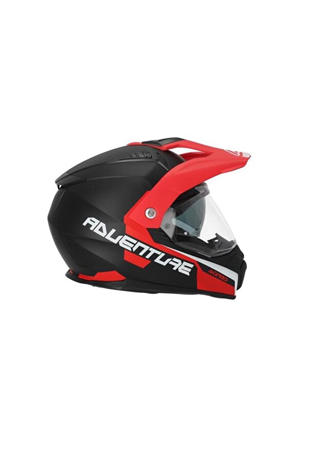 ACERBİS FLIP FS-606 22-06 KASK GRİ KIRMIZI - 3