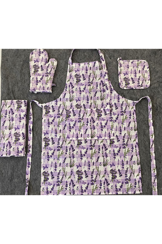 Mutfak Önlük Seti 4 Parça - 1