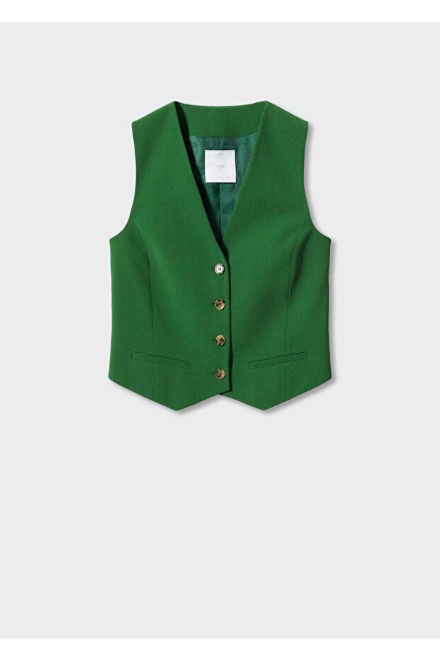 Düğmeli Takım Yelek - 3