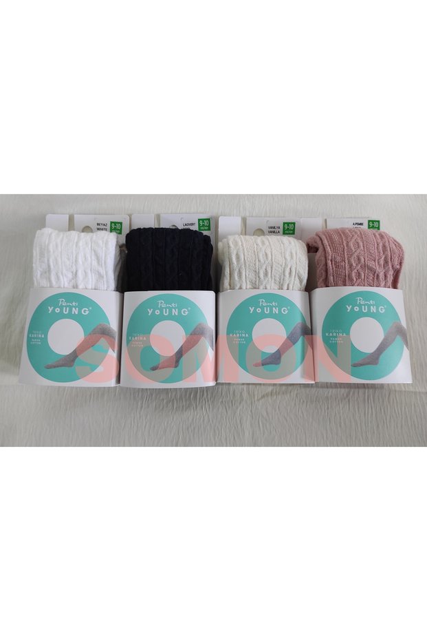 GIRL'S KNITWEAR KARINA PANTY SOCKS (PRETTY PANTY SOCKS) 4-PACK