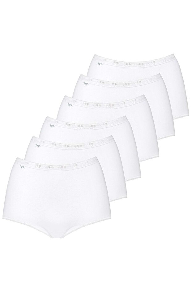 Damen Slip Maxi, 6er Pack - Basic+, einfarbig - 1