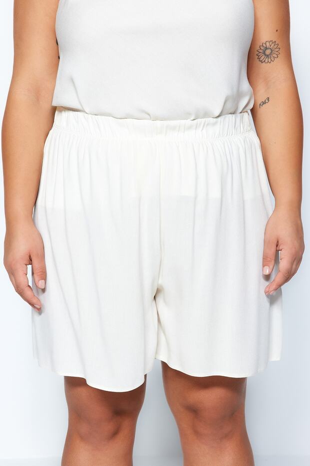 Ecru pántos viszkóz szőtt pizsama szett TBBSS23AI00021 - 5