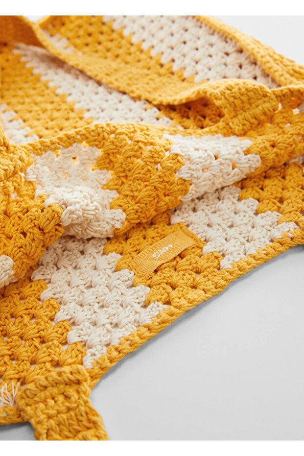 Tokalı Kroşe Çanta - 3