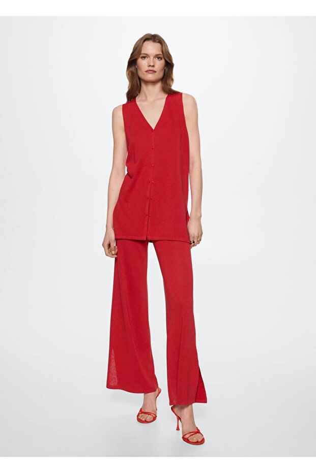 Oversize Ince Triko Hırka - 2