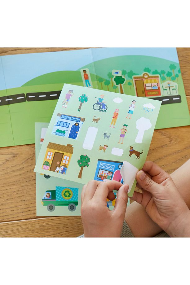 Reusable Sticker Set: My City - Tak Çıkar Çıkartma Oyunu - 7