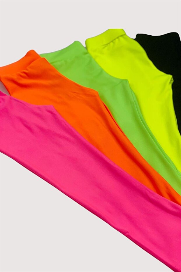 Mojo Kız Çocuk Disco Tayt 3363 Fuşya - 5