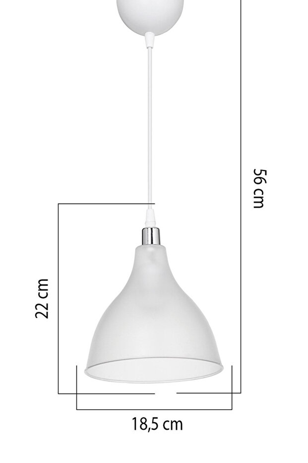Solid Mika Tekli Tavan Sarkıt Avize Şeffaf Buzlu Mutfak Hol Cafe İşletme - 5