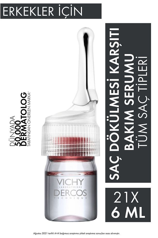 Erkekler İçin Geliştirilmiş Dökülme Karşıtı Hızlı ve Güçlü Uzatıcı Bakım Serumu 21x6 Ml.. - 2