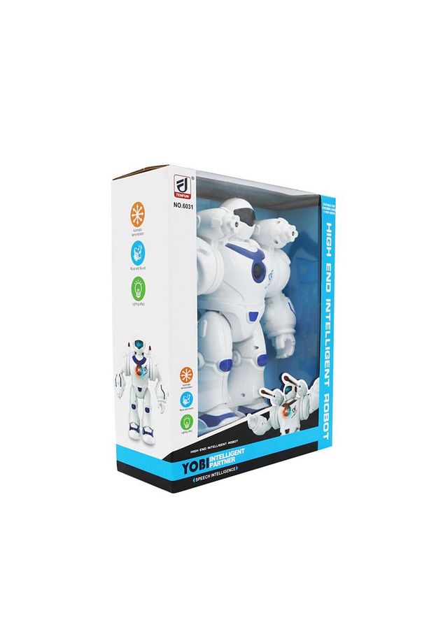 Sesli Ve Işıklı Savaş Robotu Mavi - 4