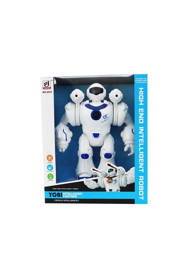 Sesli Ve Işıklı Savaş Robotu Mavi - 3