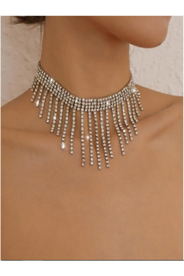 Zircon Starburst Special Design Necklace