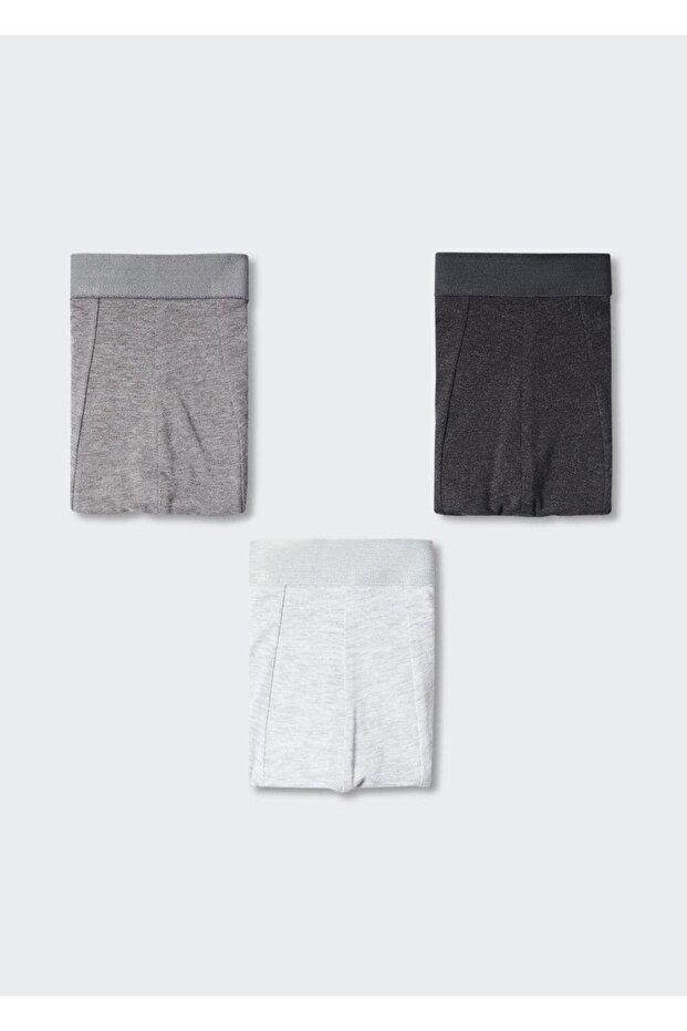 Boxer din bumbac pachet de 3 - 1