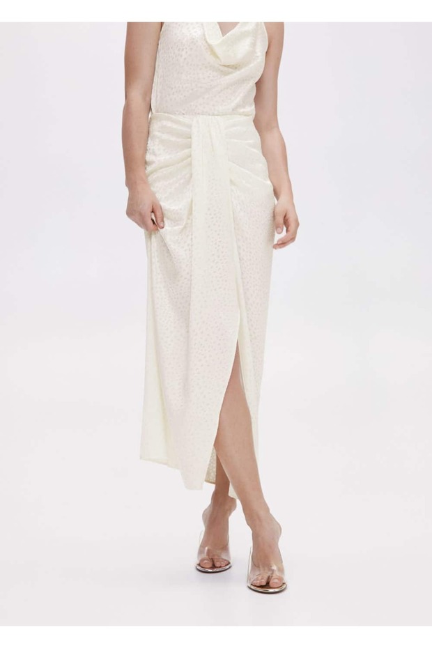 Düğümlü Jakarlı Etek - 1