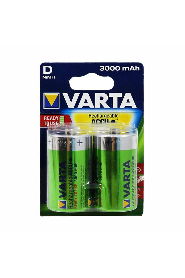 56720 Power 3000mah D Şarj Edilebilir Büyük Pil 2'li Paket - 1