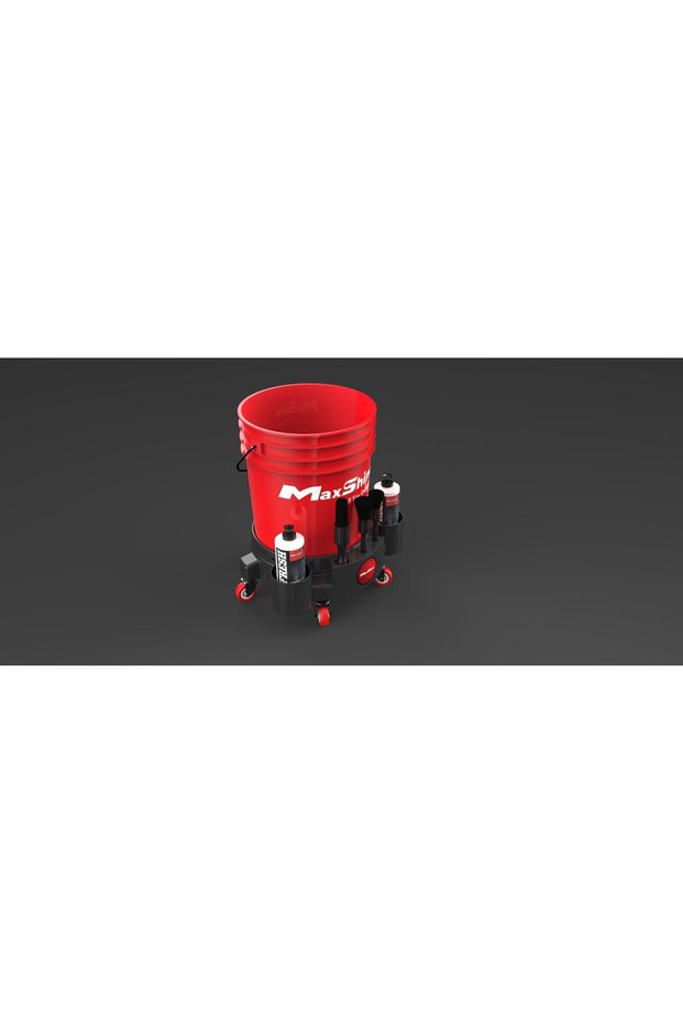 Max Shine Maxshine Plastic Rolling Bucket Dolly-siyah - Fiyatı, Yorumları