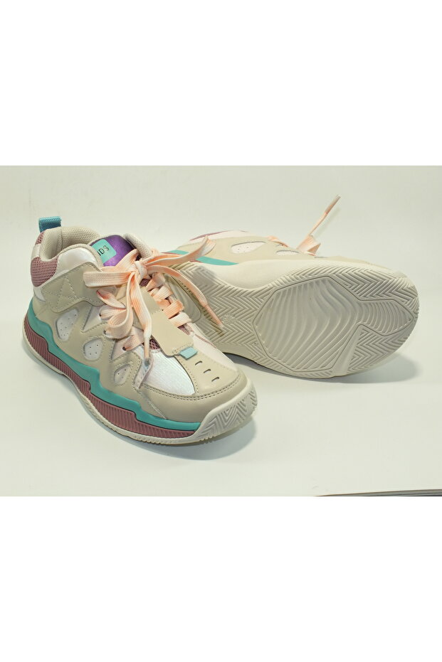 Dalgalı taban renkli sneaker - 2