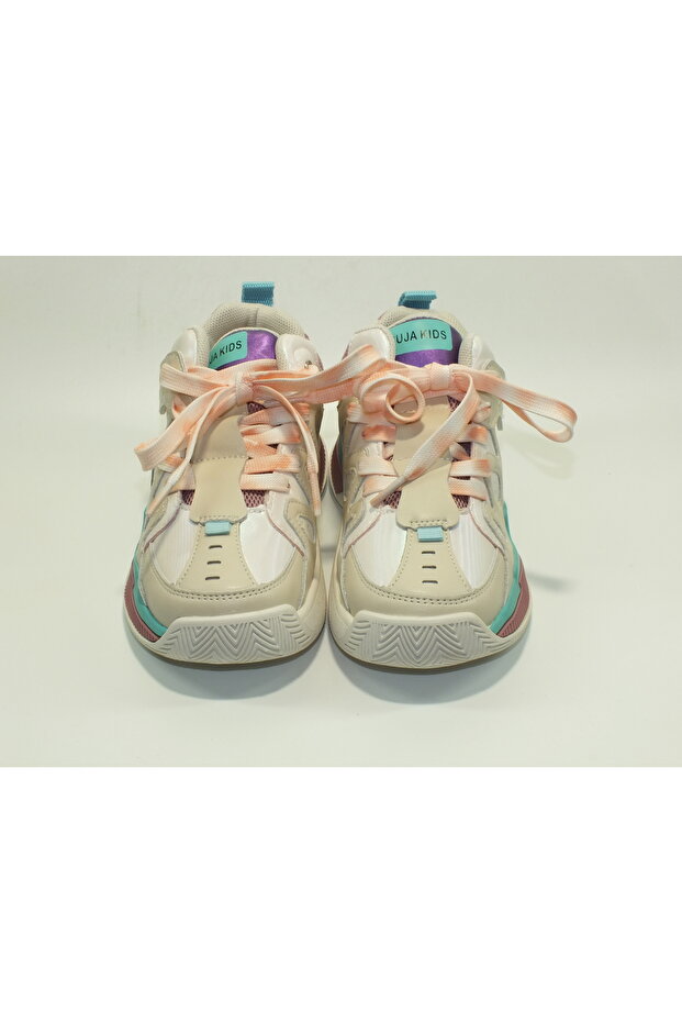 Dalgalı taban renkli sneaker - 4